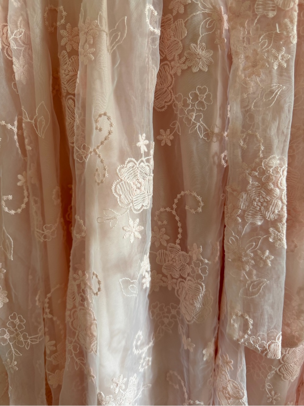 Fehaute Pink Lace Midi Dress NWT - Picture 5 of 6